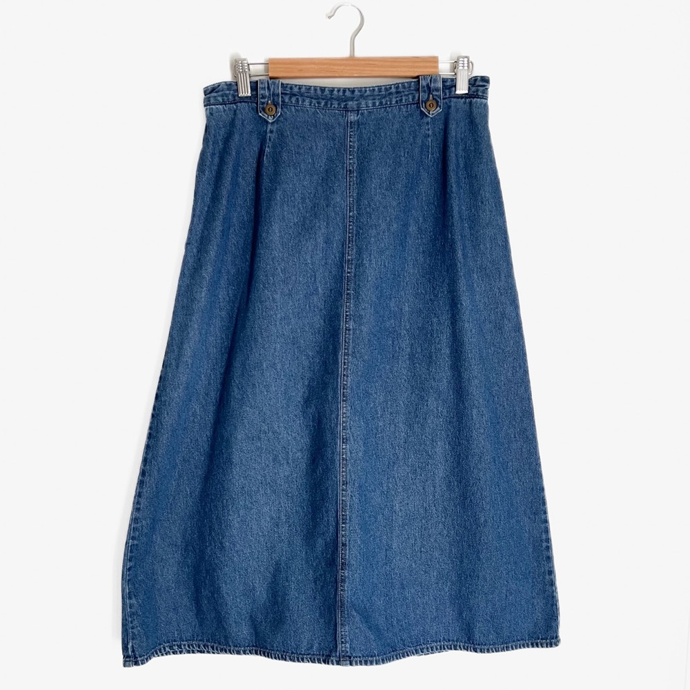 Vintage 2000s Napa Valley Denim A-Line Skirt